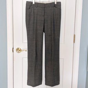 Ann Taylor Gray Wool Plaid Pants
